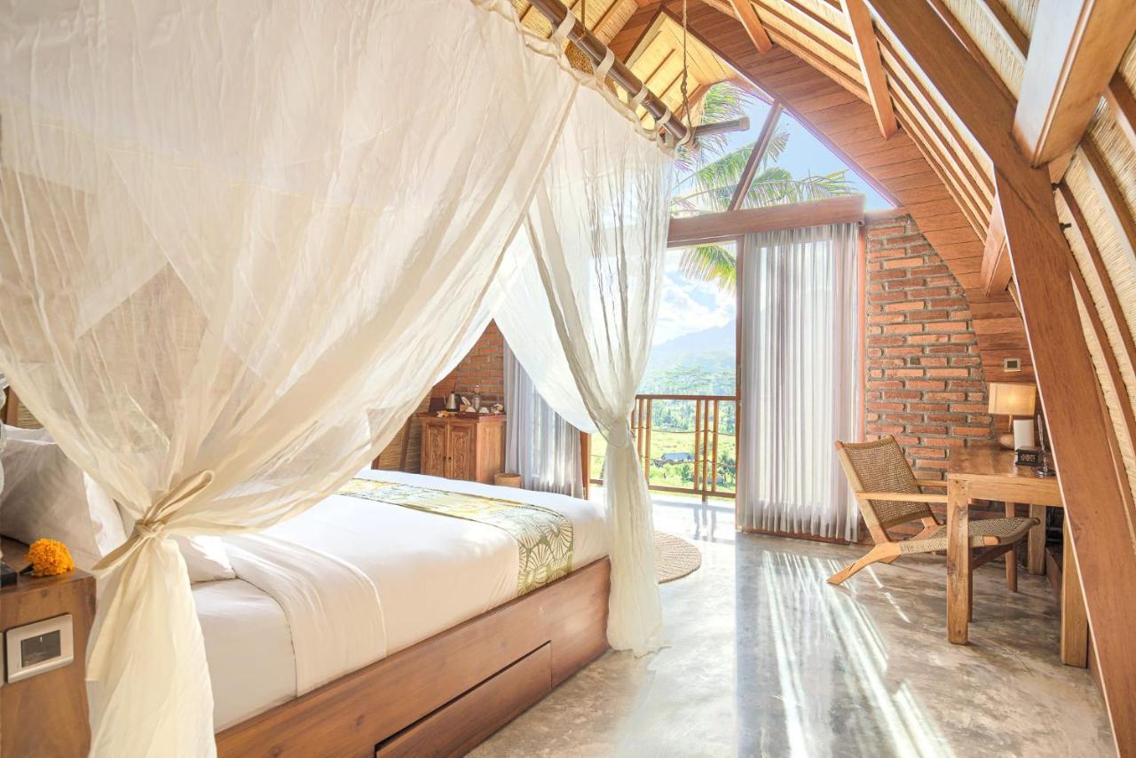 Romantic Barn With Mt. Agung Views サイドメン エクステリア 写真