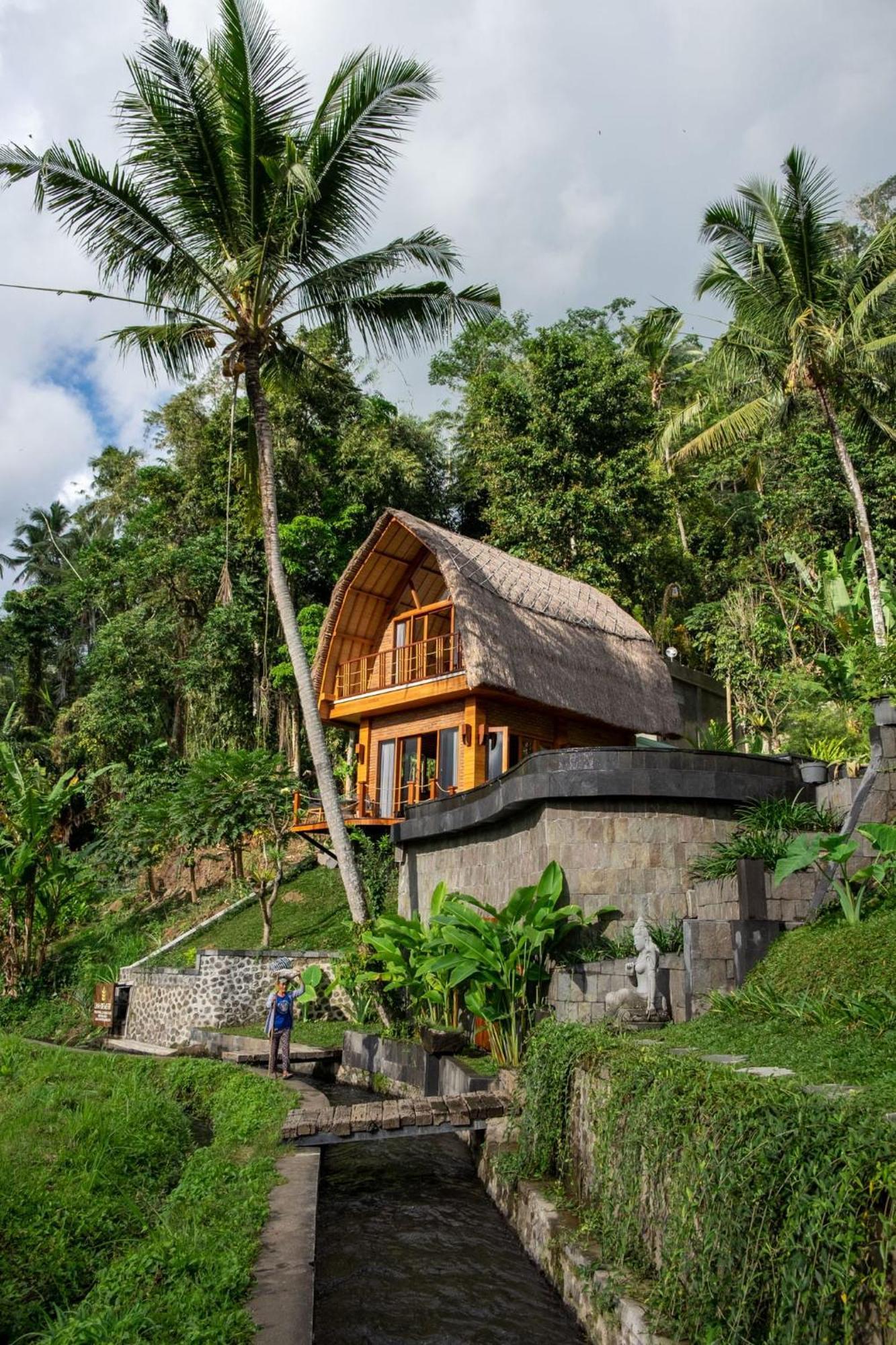 Romantic Barn With Mt. Agung Views サイドメン エクステリア 写真